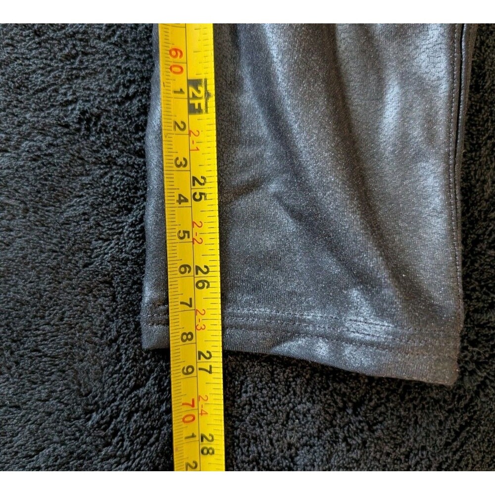 Spanx Faux Leather Leggings Pants Grunge Alt Fairy Goth Minimalist Sz M image 10